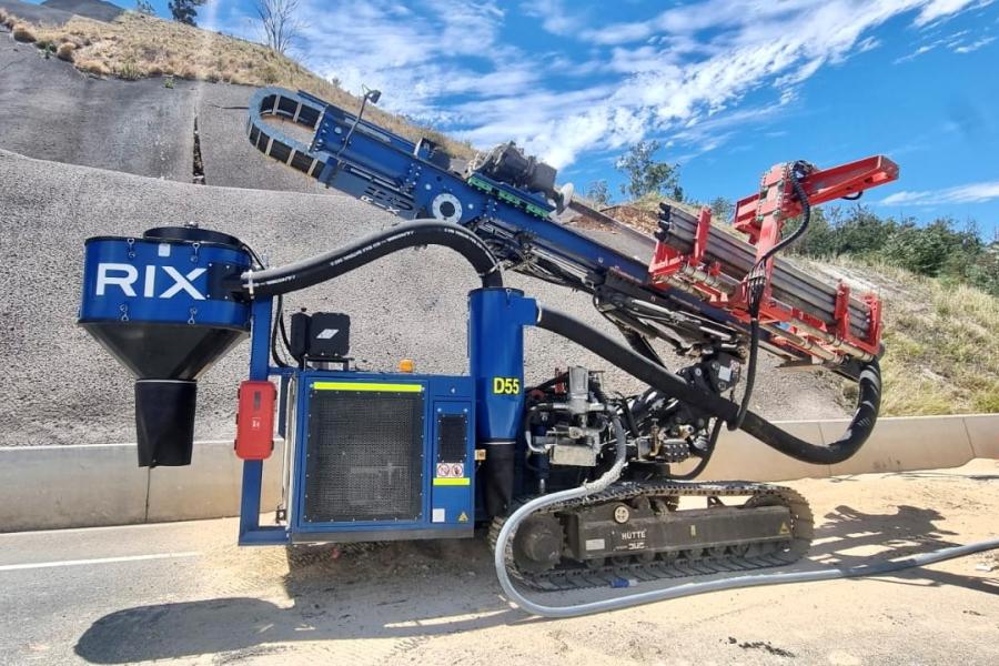 New Hydraulic Drilling Rig, the Hutte 608