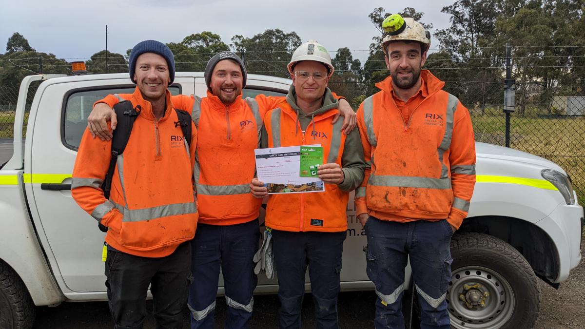 Safety Award for the M4 Roper Road Project.